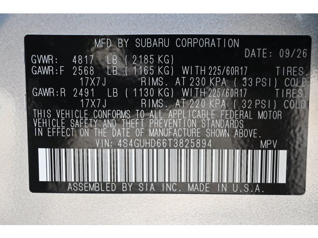New 2026 ICE SILVER METALLIC Subaru Premium image 35