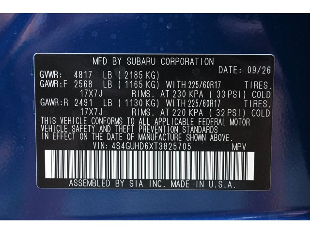 New 2026 SAPPHIRE BLUE PEARL Subaru Premium image 34