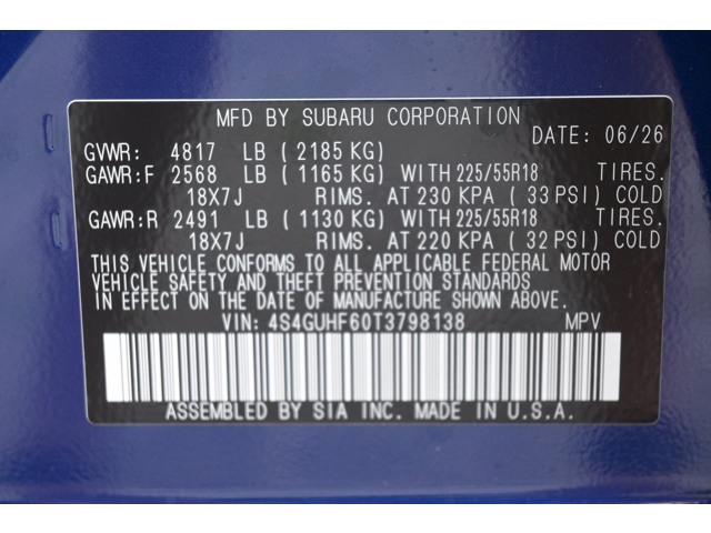 New 2026 SAPPHIRE BLUE PEARL Subaru Sport image 35