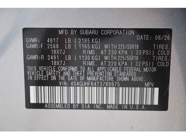 New 2026 ICE SILVER METALLIC Subaru Sport image 35