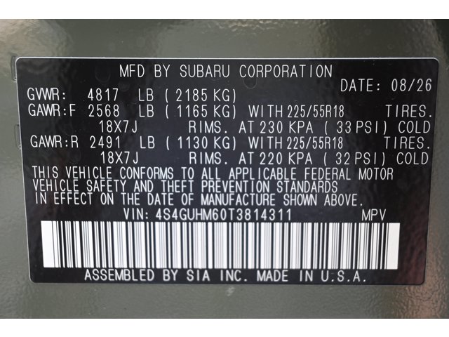 New 2026 ALPINE GREEN Subaru Limited image 35