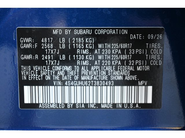 New 2026 SAPPHIRE BLUE PEARL Subaru Wilderness image 36