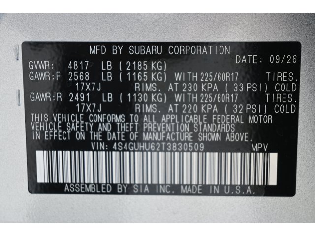 New 2026 ICE SILVER METALLIC Subaru Wilderness image 35
