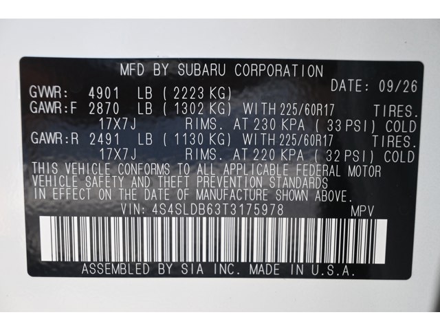 New 2026 CRYSTAL WHITE PEARL Subaru Premium image 36