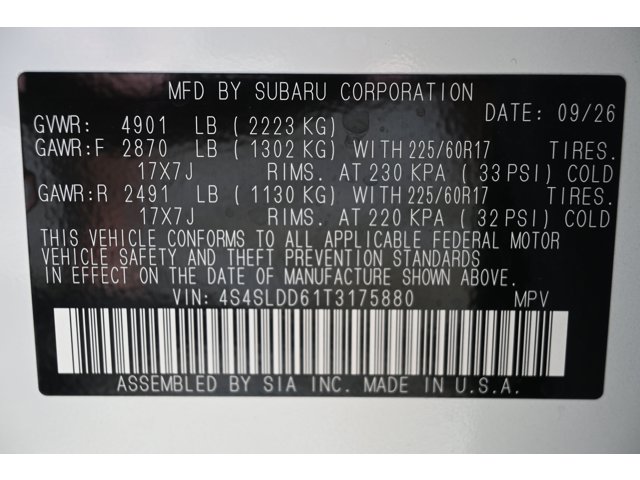 New 2026 CRYSTAL WHITE PEARL Subaru Premium image 35