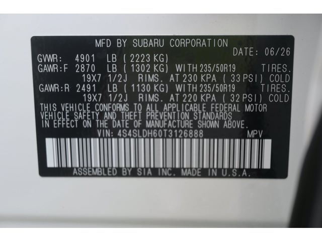 New 2026 CRYSTAL WHITE PEARL Subaru Sport Onyx Edition image 36