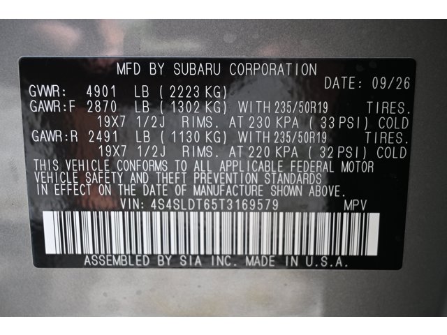 New 2026 RIVER ROCK PEARL Subaru Touring image 36