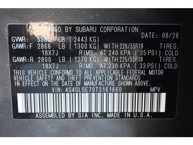 New 2026 MAGNETITE GRAY METALLIC Subaru Premium Hybrid image 37
