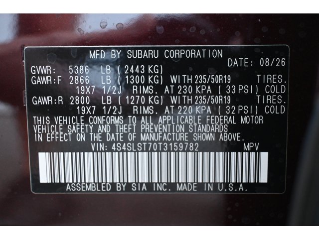 New 2026 DARK MAHOGANY PEARL, TWO-T Subaru Touring Hybrid image 37