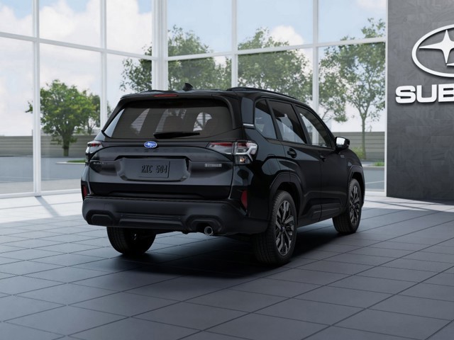 New CRYSTAL BLACK SILICA 2026 Subaru Forester Touring Hybrid for