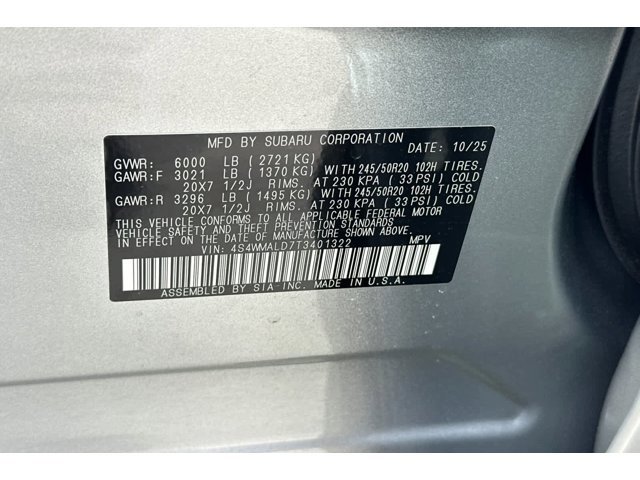 2026 Subaru Ascent Onyx Edition-Touring - Photo 36