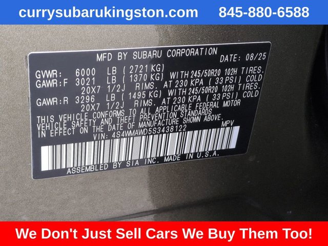 2025 Subaru Ascent Onyx Edition Touring photo 8