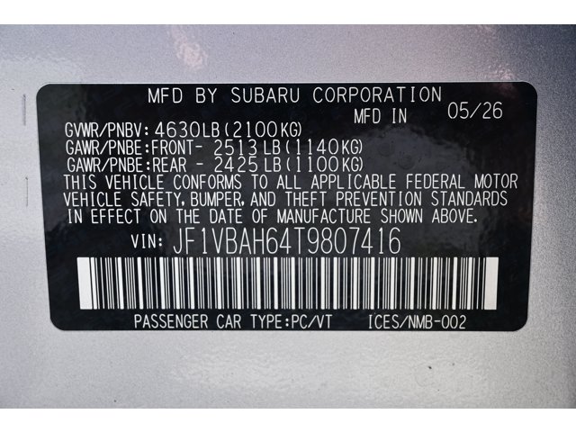 New 2026 ICE SILVER METALLIC Subaru Premium image 35
