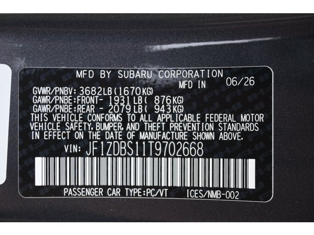 New 2026 MAGNETITE GRAY METALLIC Subaru tS image 34