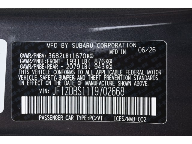 New 2026 MAGNETITE GRAY METALLIC Subaru tS image 35