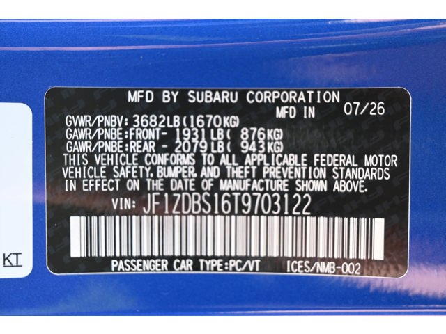 New 2026 WR BLUE PEARL Subaru tS image 34
