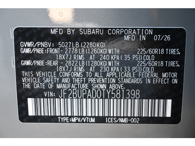 New 2026 RIVER ROCK PEARL Subaru Premium image 35