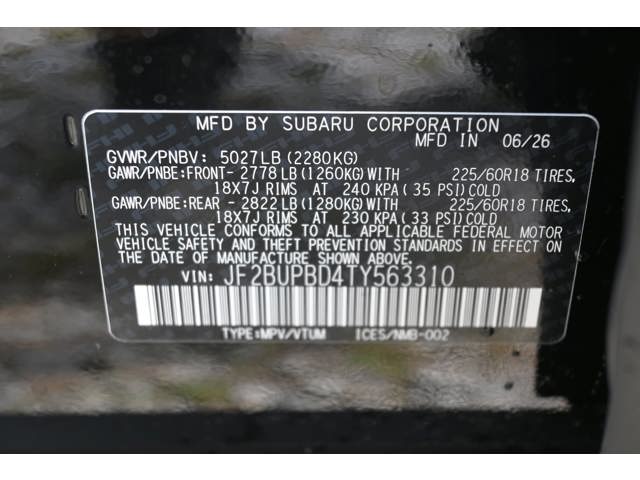 New 2026 CRYSTAL BLACK SILICA Subaru Premium image 38