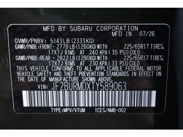 New 2026 DEEP EMERALD GREEN PEARL Subaru Wilderness image 38