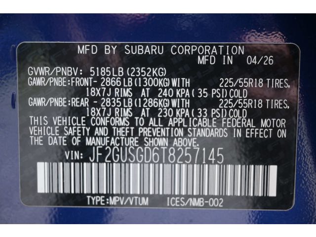 New 2026 SAPPHIRE BLUE PEARL Subaru Sport Hybrid image 38